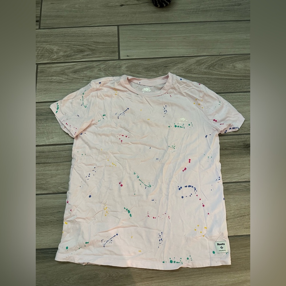 Light Pink, Comfy and Cute Roots T-Shirt